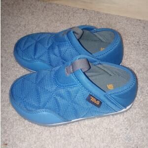 Kids Teva Shoes Blue ReEmber Quilted 10 Toddler Slip On Casual